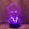 Flash 3D Illusion LED Table Nightlight Colorful Changing Light Manga Model The Disastrous Life of Saiki - Saiki K Merch